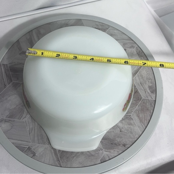 Vintage Anchor Hocking Fruit Harvest Fire-King 1 Qt Casserole Dish USA - Picture 8 of 9